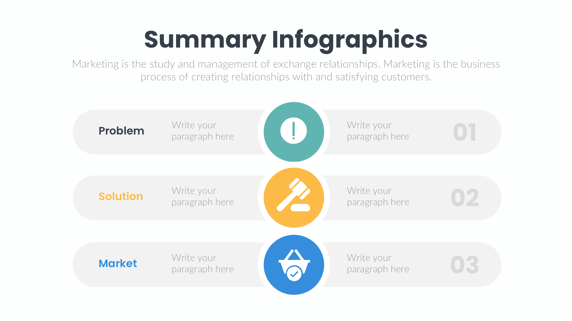 Summary Infographics slide 5